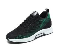 Elevate Shoes Men's Women's 10 cm, Elevateshoes High Trainers Running Shoes Invisible Elevator Shoe Fitness Shoes Platform Men's Shoes The Larger Men's Walking Shoes, black, 10.5 UK