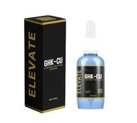 Elevate Supplements GHK-Cu Copper Peptide Serum | Advanced Anti-Aging Formula to Boost Collagen & Elastin | Supports Skin Barrier Repair, Hydration & Reduces Redness