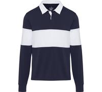Elevate Unisex Adult Clyde Organic Cotton Rugby Polo Sweatsh PF4502