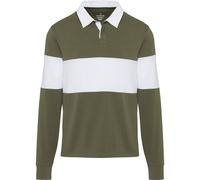 Elevate Women's Clyde Cotton Rugby Polo Sweatshirt in White | Size: Small Elevate White S