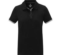 Elevate Women's Morgan Heather Polo Shirt in Black | Size: XL Elevate Black XL