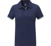 Elevate Women's Morgan Heather Polo Shirt in Mid Navy | Size: Medium Elevate Mid Navy M