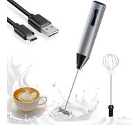 Elevate Your Coffee Ritual - Handheld Milk Frother with Rechargeable Battery, Creates Luxurious Foam for Coffee, Hot Chocolate, Matcha, and More, Port