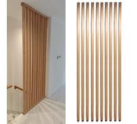 Elevate Your Space: 3-Pack Floor-to-Ceiling Wooden Room Divider Poles for Living Room Washroom Balcony & Entrance Decor - 5.5ft Height Partition Columns