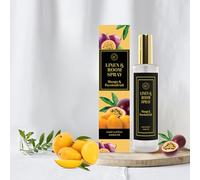 Elevate your space with Mango & Passionfruit Room & Linen Mist Spray | Indulge in luxury fragrance from a 100ml frosted glass bottle | Long-lasting and delightful air freshener
