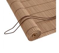 Elevate your space with this 130x160 cm bamboo roller blind in rich brown. Natural texture meets privacy, offering a stylish, eco-friendly window solution.