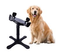 Elevated Adjustable Dog Bowl Feeding Stand, 3 Heights and Tiled Ajudst, Compatible with Moost Feeding Bowls, Great for Medium Large Dogs(No Bowl Included)(1 Pack)