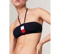 Elevated Bandeau Bikini Top Navy