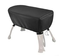 Elevated Bath Station Cover for Pets, Waterproof with Buckles and Elastic Hem for Secure Fit (black)