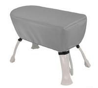 Elevated Bath Station Cover for Pets, Waterproof with Buckles and Elastic Hem for Secure Fit (Gray)