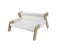 ＡＷＨＡＯ Elevated Cat Bed, Ideal for Indoor Rest. Lightweight And with A Removable Cover, This Sofa Bed Is Suitable for Small Pets, White