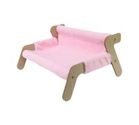 ＡＷＨＡＯ Elevated Cat Bed, Ideal for Indoor Rest. Lightweight And with A Removable Cover, This Sofa Bed Is Suitable for Small Pets, Pink