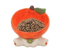 Elevated Cat Bowl, Angled Cat Bowls | Raised Fruit Shaped Food Bowls - 245ml Non Slip Pet Bowls - Fashionable Food Bowls