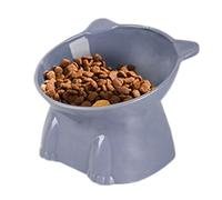 Elevated Cat Bowl Elevated Water Bowl, Non-Slip, Tall, Feeding Bowls | Elevated Prevent Neck Whisker Fatigue Stress Free Backflow Non-Slip Pet Feeding Elevated Water Bowl Design for Indoor Cats.