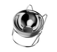 Elevated Cat Bowl Stainless Steel Tilted Raised Feeder with Stand for Kittens Drinking Eating 4.92x3.74inch