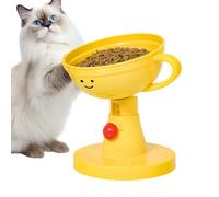 Elevated Cat Bowls - 5-Level Adjustable Height, Small Non-Slip Pet Dish, Sturdy Food Container, Lightweight Water Bowl | for Eating Standing Food Water Family Friends Camping Car Home Outdoor Indoor Y