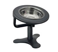 Elevated Cat Bowls - 6.14 Inch Adjustable Cat Feeder | Pet Stainless Steel Bowl - Multi-Functional Feeding Station with Removable Bowl & Anti-Slip Feet Keeps Floors Clean, Healthy Eating Pòsture