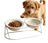 Elevated Cat Bowls Anti-Tipping Treat Feeder