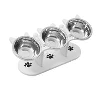 Elevated Cat Bowls Indoor Cats Pet Bowls Tilted Food Water Feeders Drinking with Detachable Stand Raised Food Feeding Raised