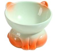 Elevated Cat Bowls Smooth Ceramic Graudated Tint Cute Cat Bowls Pet Supplies for All Ages Pet Food Food Cute Bowl