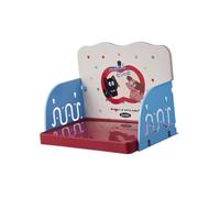 Elevated Cat Feeding Table Adjustable Height Pet Bowl Holder Stand for Cats Dogs Small Medium Breeds 12.01x8.27x9.65 inch