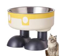 Elevated Cat Food Bowl | Large Foot Elevated Cat Dog Food Bowls | Creative Cat Feeding Bowls, Cute Pet Water Food Feeding Station for Indoor Cats, Dry Wet Food