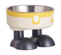 Elevated Cat Food Bowl,Large Foot Pet Water Food Feeding Station - Cute Raised Cat Food and Water Bowl, Anti-Slip Creative Cat Food Bowl for Dry Wet Food, Cat Feeding