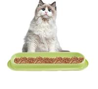Elevated Cat Water Bowls - 15 Degree Inclined Pet Plates for Comfortable Drinking | Double Leak for Food and Water | Veterinarian Recommended Design to Reduce Tension