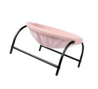 Elevated Cats Hammocks Soft Lambs Wools Materials Antislip Base Easyly Assembly for Kittens Adults Modern Cats Bed