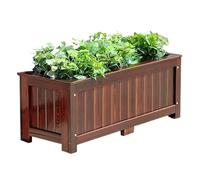 Elevated Cedar Planter Box for Deep Root Vegetables & FlowersIdeal Gardening Solution for Home & Urban Spaces & Stylish Raised Garden Bed
