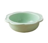 Elevated Ceramic Cats Bowl With Iron Stand Food Dish Water Bowls For Kittens Easy To Clean Simple Design Feeding Tool Ceramic Cats Dish With Iron Base