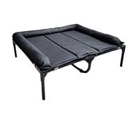 Elevated Dog Bed - 900D Oxford Non Slip Cot | Portable Foldable Pet Hammock | Small Medium Large Dog Puppy Indoor Outdoor Travel Camping Breathable Detachable Cushion Comfortable Stable