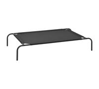 Elevated Dog Bed Black L Textilene