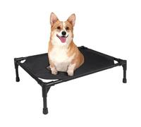Elevated Dog Bed - Foldable Pet Cot, Portable Canopy Shelter | Outdoor Camping Shade Protection Raised Cot, All Season Ventilated Comfort Elevated Sleep Station with Large Breed Travel Use