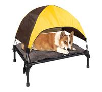 Elevated Dog Bed - Foldable Pet Cot | Portable Raised Bed Cot | Oxford Cloth Sew | 730G Beach Travel Dog Room Sleep Accessories | Outdoor Travel Camping Co