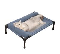 Elevated Dog Bed | Outdoor Dog Bed Cooling and Breathable - Detachable Basket for Sleeping Play Living Room Bedroom Terrace Home Outdoor Puppy Cat Senior