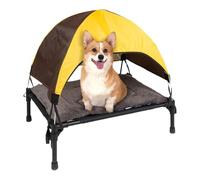 Elevated Dog Bed - Oxford Cloth, Dog Bed, Elevated Foldable Dogs & Cat Beds With Removable Canopy Tent, Outdoor Moisture Proof Raised Pet Beds | Pet Sleeping Cot For Travel & Camping