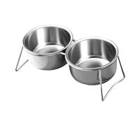 Elevated Dog Bowl, Food And Water Bowl with Stand, Neck Protection, Feeding Bowls, Slanted Bowls, 850ml