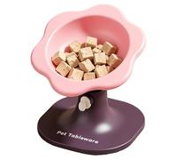 Elevated Dog Bowl - Pet Elevated Dish Feeder with Stand - Elevation Cat Dish Bowl - for Living Room Camping Balcony Apartment Indoor Outdoor Travel Kitchen