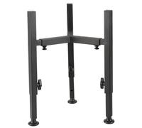 Elevated Dog Bowl Stand, 4 Height Adjustable Dog Bowl Stand Sturdy Iron Food Feeder Holder, Ideal for Large, Medium and Small Dogs