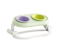 Elevated Dog Bowls - Adjustable Pet Bowls with 15° Tilt | Promotes Healthy Eating Habits for Cats and Dogs