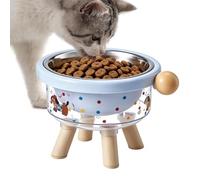 Elevated Dog Bowls - Detachable Non-slip Elevated Feeder,Large Cat Food Bowl,for Kitten Outdoor Puppy Senior Indoor Home House Travel Daily