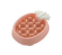 Elevated Dog Bowls Slow Feeder Anti-Slip Plastic Pet Bowl Cute Fruit-Shaped Design to Relieve Pets from Eating Too Fast, Ideal for Dogs and Cats