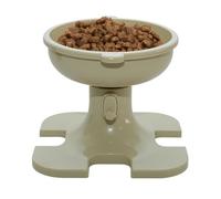 Elevated Feeding Bowl - Adjustable Pet Bowl, Non-Slip Tilt Proof Container with Magnetic Base, Durable Cat and Dog Food Holder with Neck Friendly Design for Indoor Comfort