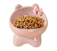 Elevated Food Bowl For Cats, Raised Tilted Pet Bowls, Non-Slip Cat Feeding Bowl, Anti Vomit Pet Bowls, Indoor Cat Food Dish, Ergonomic Pet Feeding Bowl, Stable Cat Food Bowl, Easy Clean Pet Bowls, Com