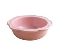 Elevated Food Feeder Cooking Feeding Bowl with Ceramic Cats Iron Base