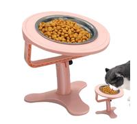 Elevated Pet Bowl: Adjustable Height, Ergonomic Tilt, Stable Base Stand | Slow Feeding Accessory for Cats, Dogs, Pets, Healthy Eating, Eats