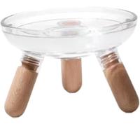Elevated Pet Bowl for Cats and Dogs - Raised Food and Water Feeder Dish with Stand to Protect Spine and Improve Posture
