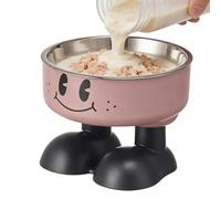 Elevated Pet Bowls - Leak Proof Dispenser - Raised Stainless Steel Pet Bowls, Feeding Fatigue Reduction Joints And Neck Home Puppy Cats Kittens And Ea