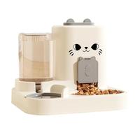 Elevated Pet Feeders With Removable Stainless Steel Bowl And Automatic Water Dispenser Cats And Dogs Pet Food And Water Dispenser